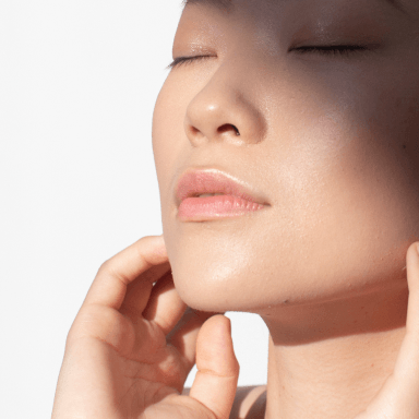 What makes the skin glow brighter?