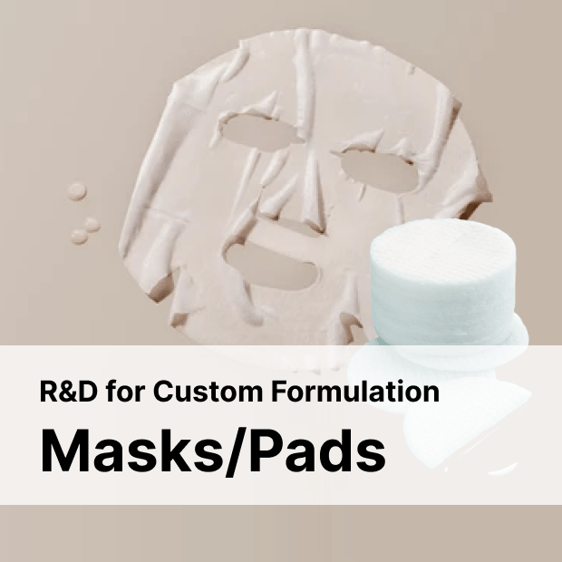 R&D for Custom Mask/Toner Pad Formulation