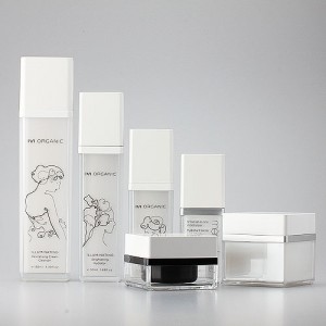 아크릴 심플사각 6종 세트(30,50g / 30,50,100,130ml)/CS