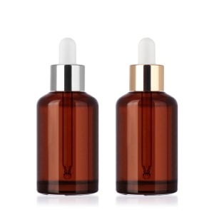 유리 CR50ml 갈색코팅/금속스포이드