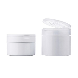 PP W-C100g,120g 크림/원터치캡(스파츌러,집게 고주파씰지 포함)