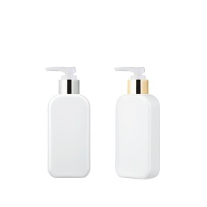 PET SR150ml 납작사각/금속 샴푸펌프(D형)
