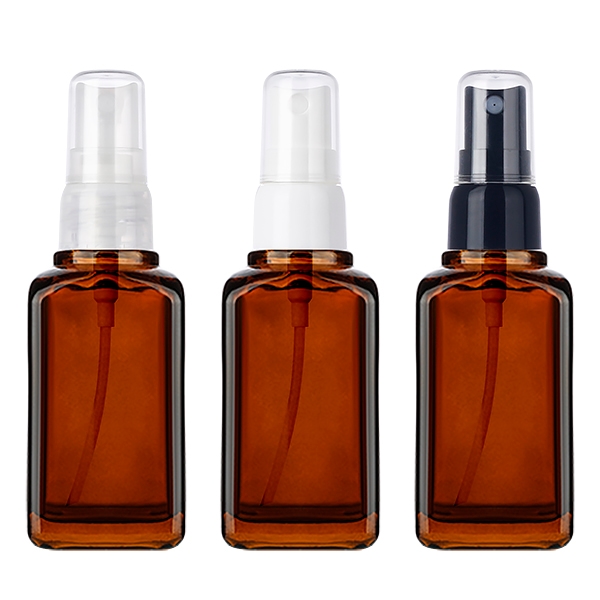 유리 사각 50ml 갈색코팅/스프레이