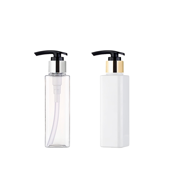 PET S150ml 사각/금속+검정 샴푸펌프