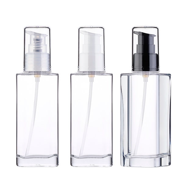 유리 S100ml 사각 투명/에센스펌프