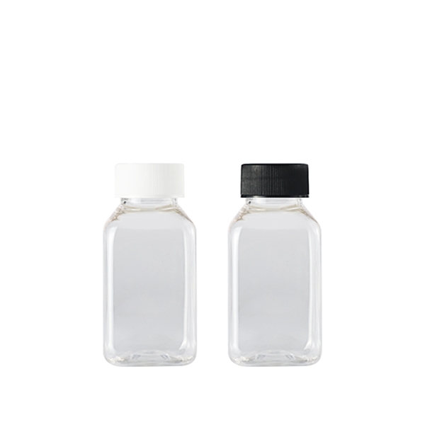 B사각 100ml 투명/2종캡