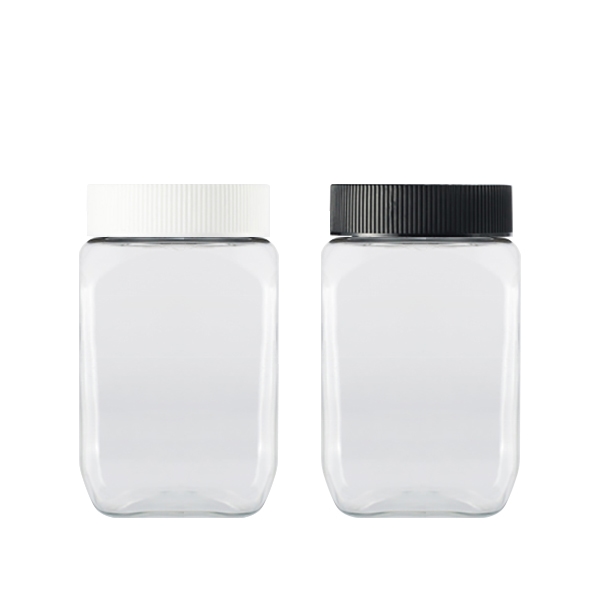 B사각 350ml 투명/2종캡